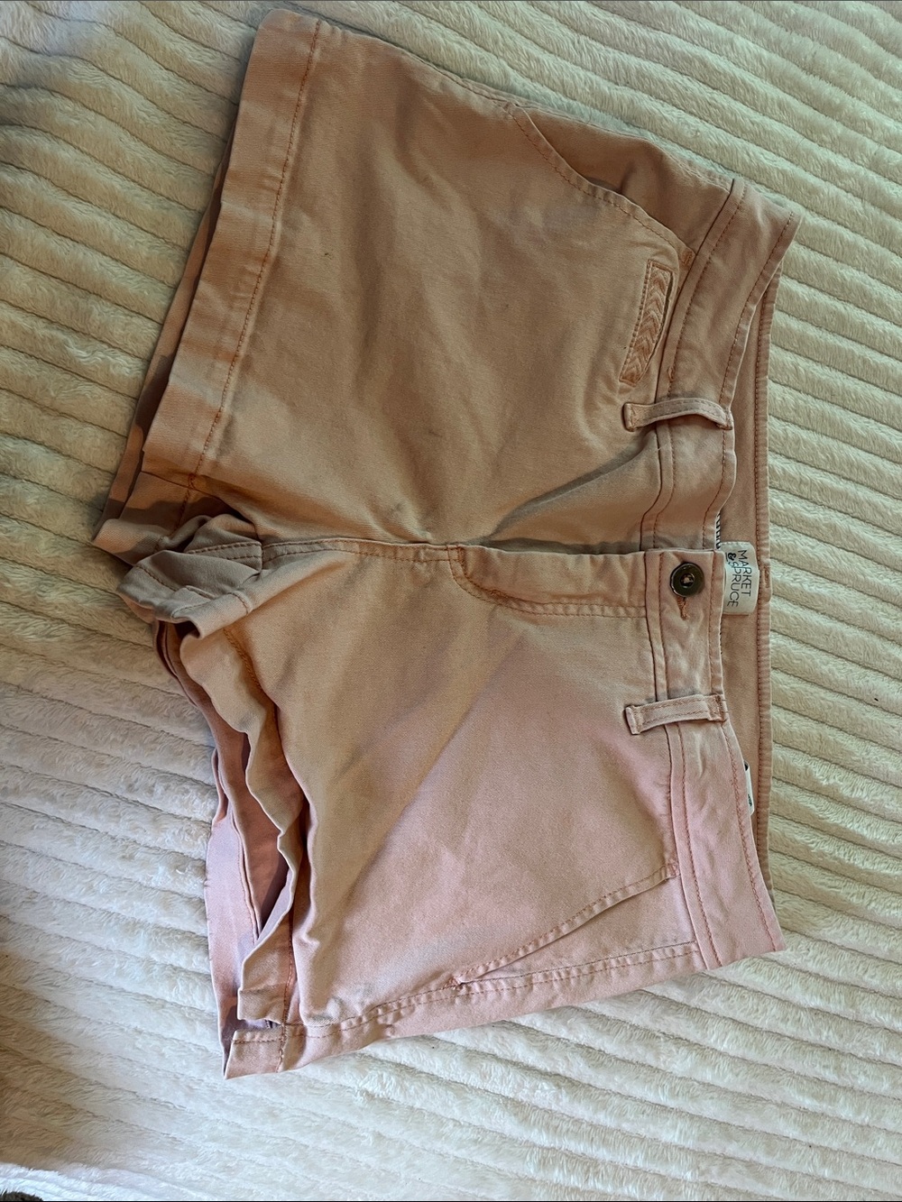 Market & Spruce Light Pink Denim Jean Shorts
